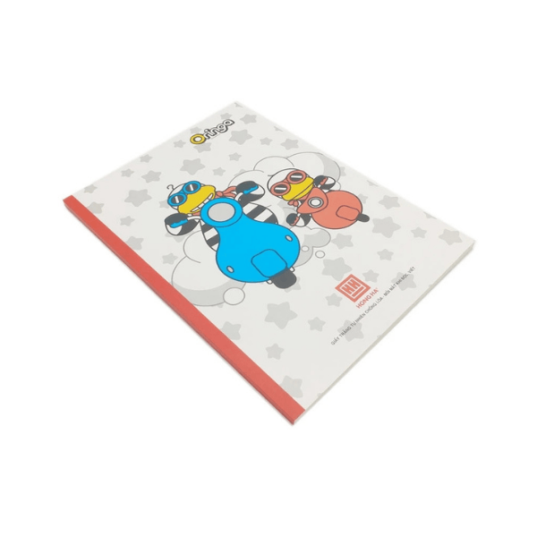 Tập sinh viên 120 trang 70gsm kẻ ngang 1436 hồng hà ( 1436 - Vở Study Oringa,120 trang không kể bìa, ĐL: 70/76-78)