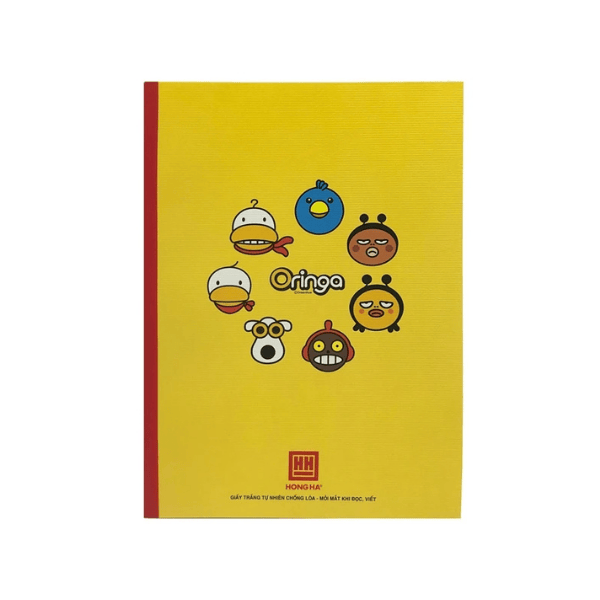 Tập sinh viên 120 trang 70gsm kẻ ngang 1436 hồng hà ( 1436 - Vở Study Oringa,120 trang không kể bìa, ĐL: 70/76-78)