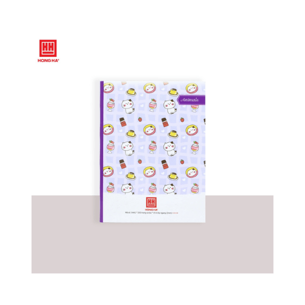 Tập 200 trang (4 ô li) 70gms Hồng Hà TB4  0442