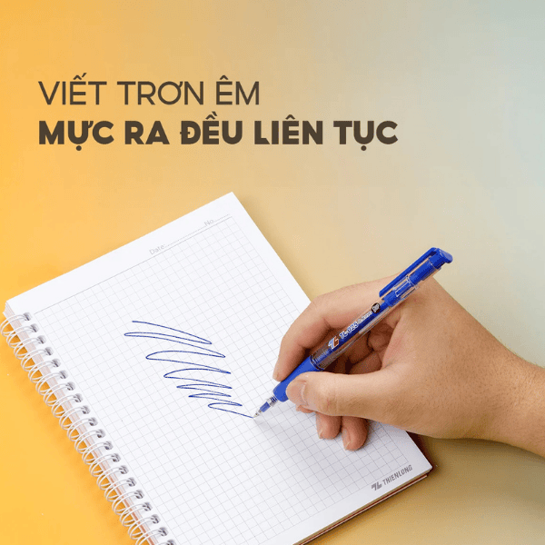 Bút bi TL025 Grip xanh Thiên Long ( Bút bi TL-025 )