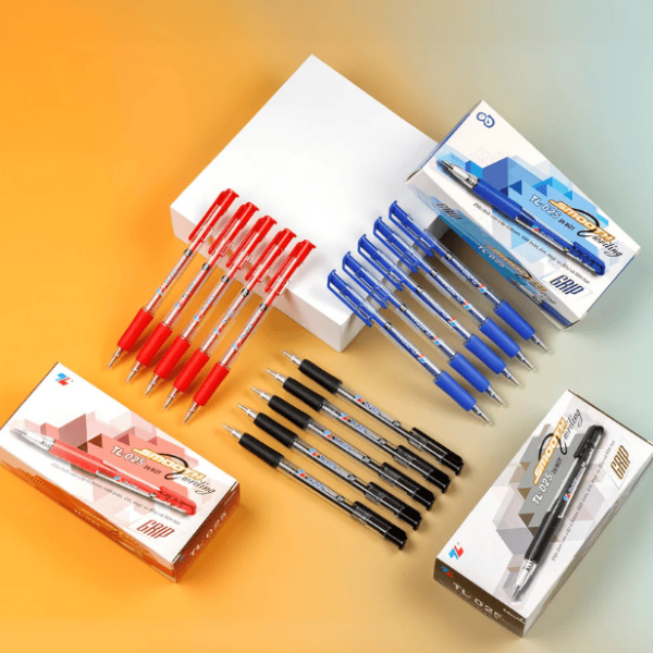 Bút bi TL025 Grip xanh Thiên Long ( Bút bi TL-025 )