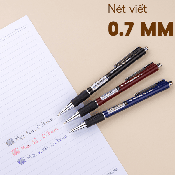 Bút bi TL036 đen Thiên Long