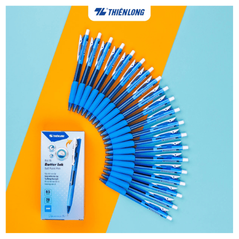 Bút bi Tl-095 xanh Thiên Long