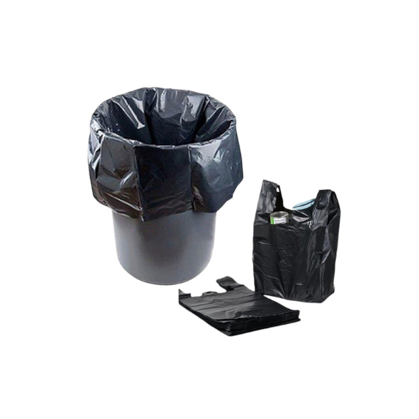 Túi rác đen có quai 60 dẻo tốt | VISTACO