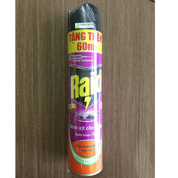 RAID - XIT CON TRUNG KHONG MUI 520ML