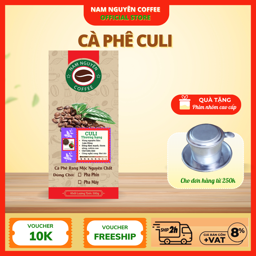 Cà phê Culi Nguyên Chất Rang Mộc
