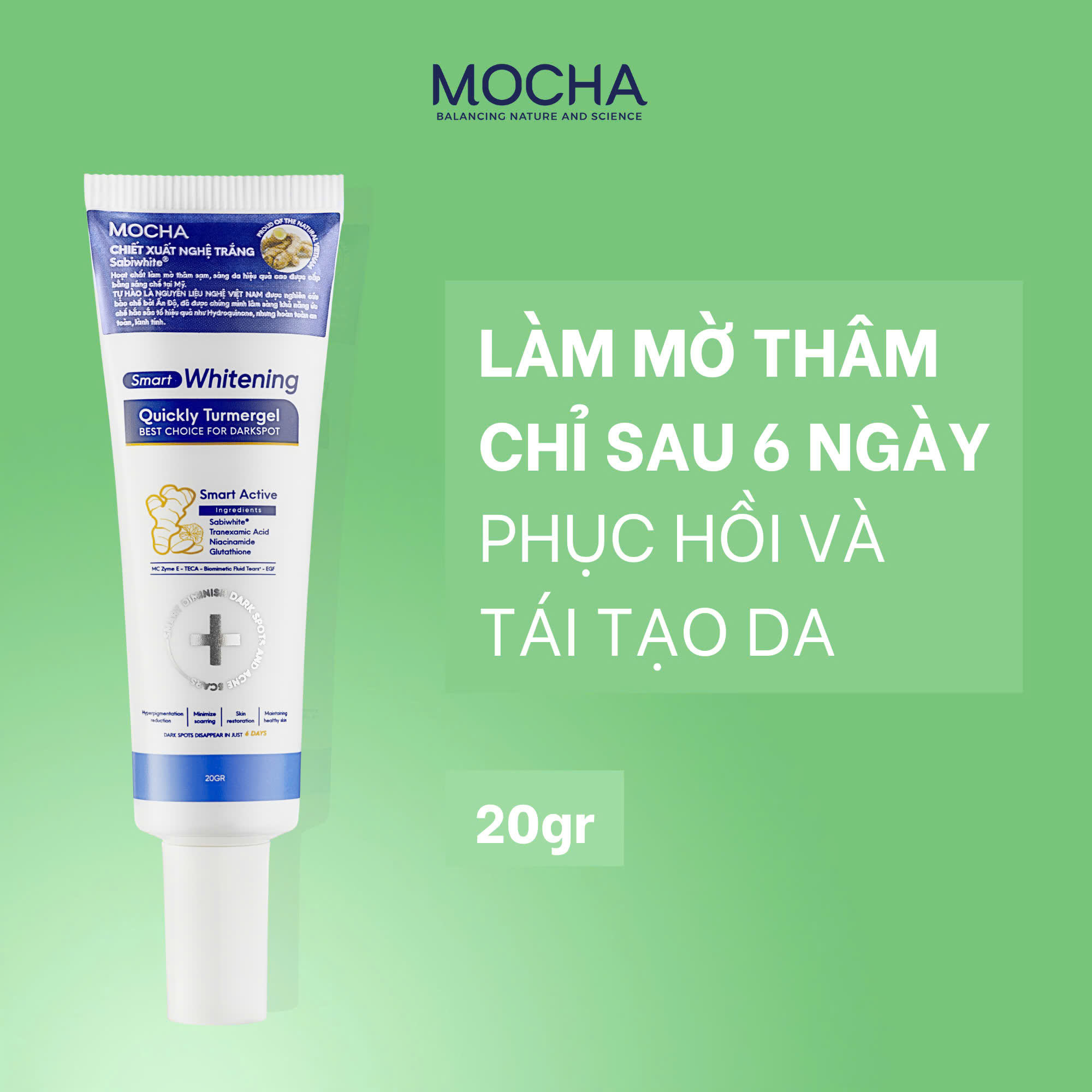 GEL DƯỠNG GIẢM THÂM MỤN CHUYÊN SÂU - Smart Whitening