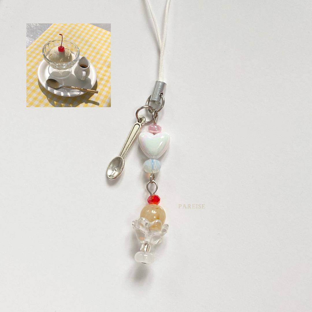 móc khoá kem đồ ngọt