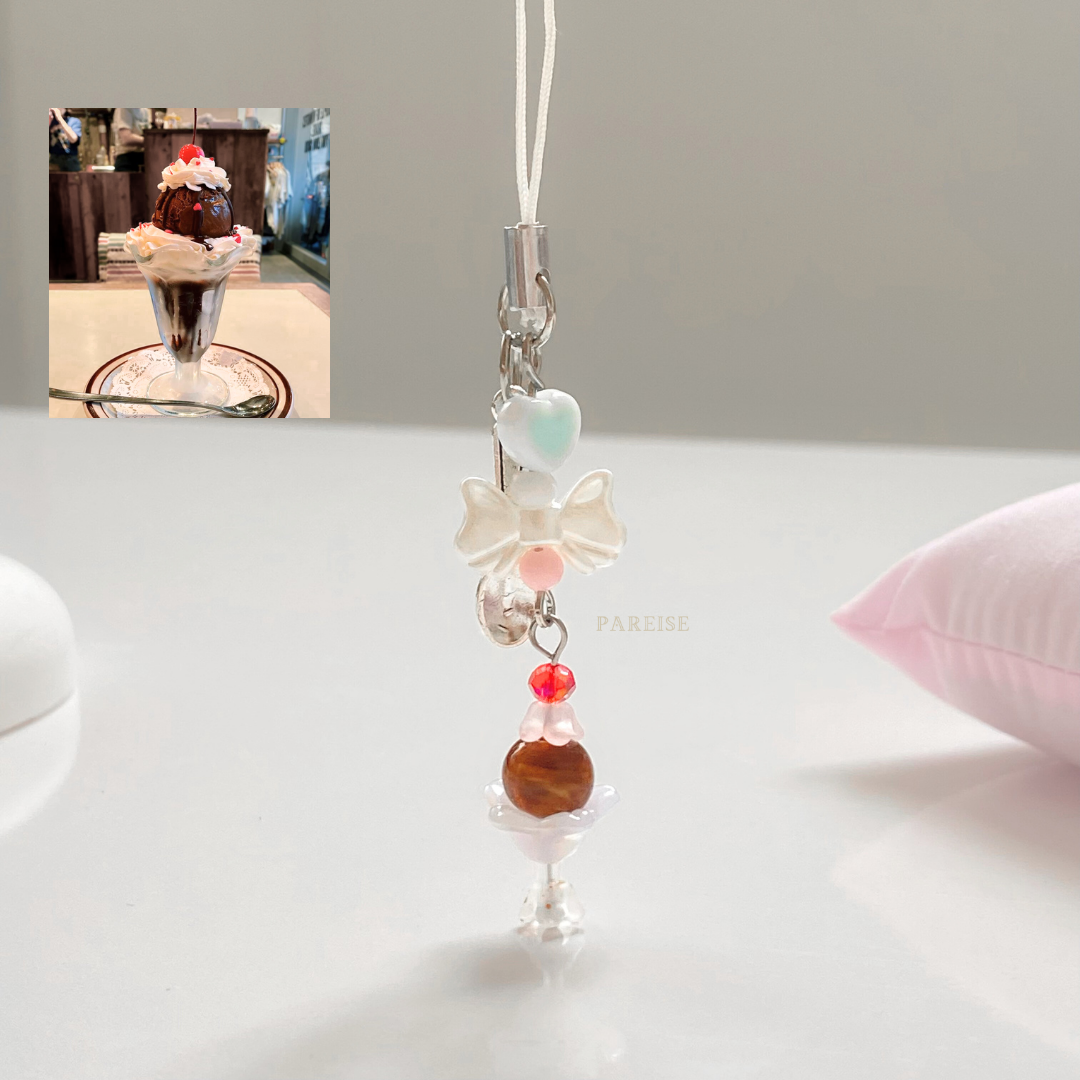 móc khoá kem đồ ngọt