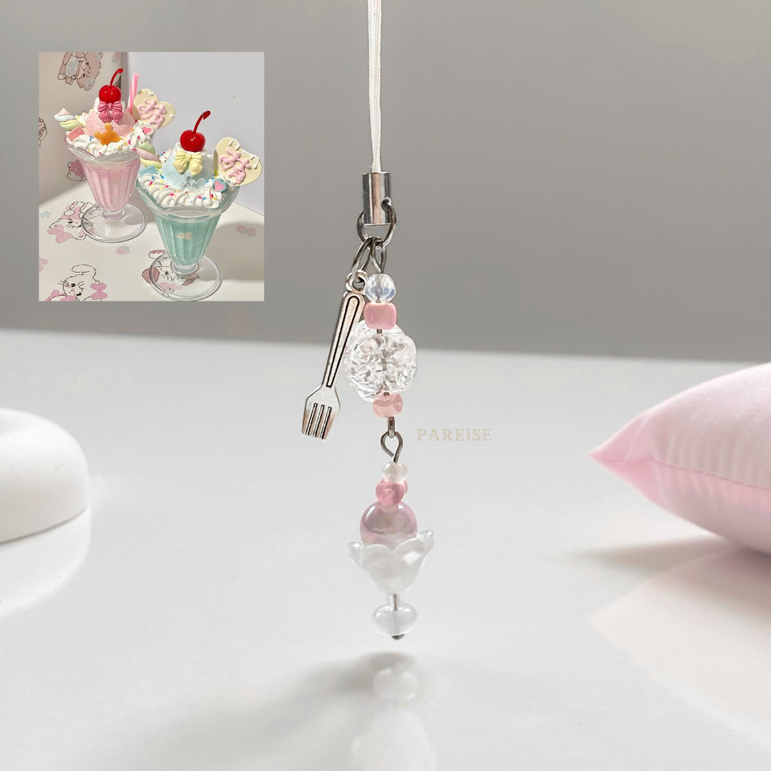 móc khoá kem đồ ngọt