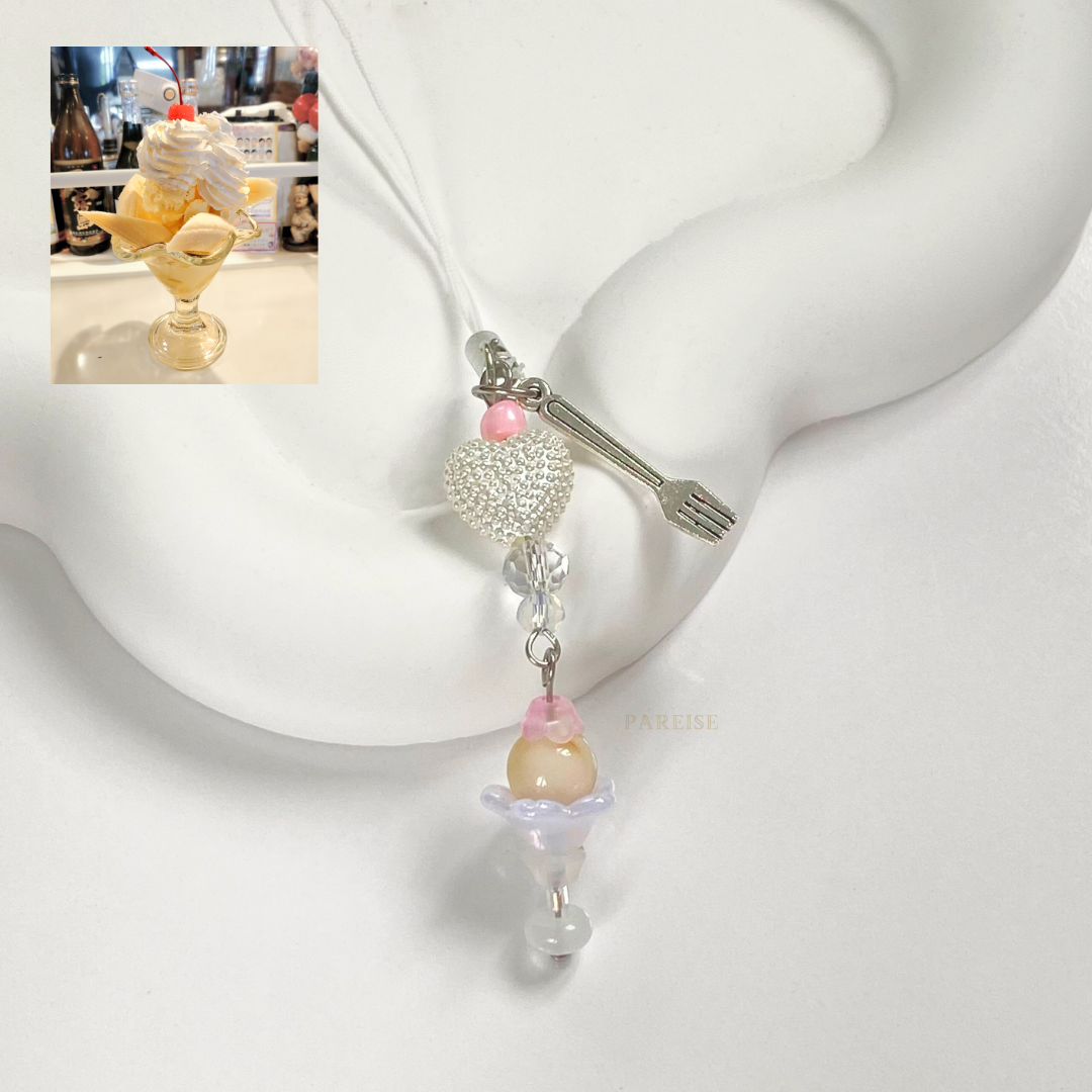 móc khoá kem đồ ngọt