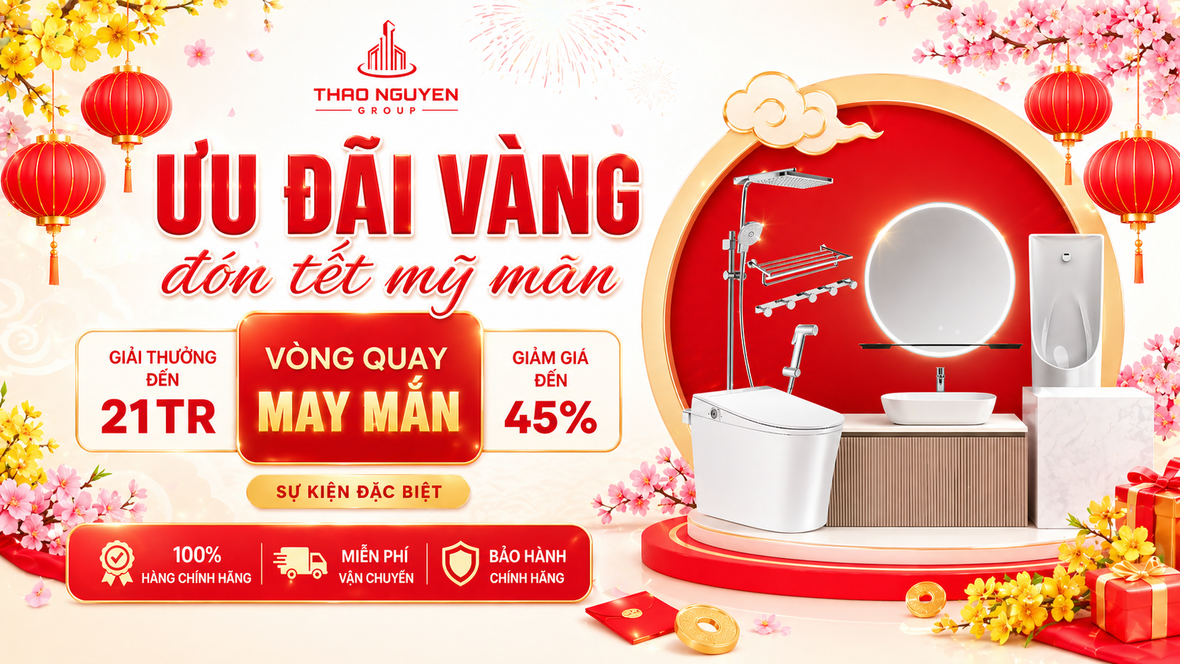 Tri ân khách hàng - Vòng quay may mắn Thảo Nguyên 31/01/2026