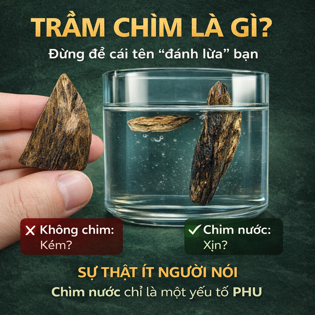 🌊 TRẦM CHÌM LÀ GÌ? – ĐỪNG ĐỂ CÁI TÊN “ĐÁNH LỪA” BẠN 🌿