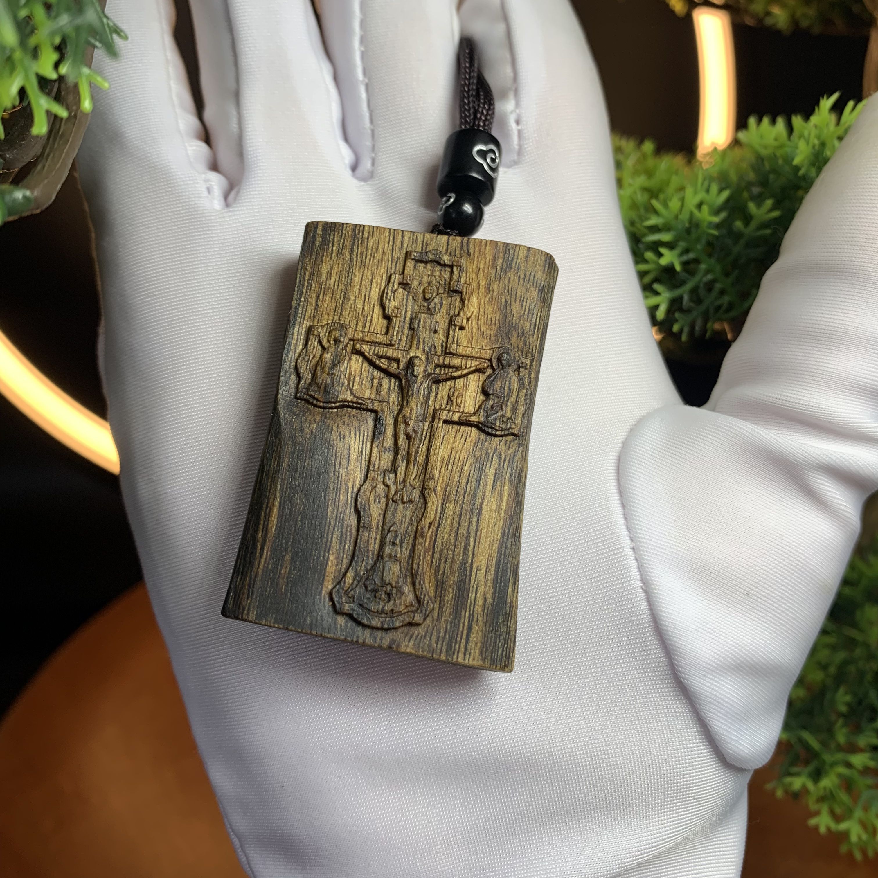 [LIVE] Mặt dây chuyền trầm hương Kì Hải Nam cận chìm khắc hình Công Giáo - Thánh Giá - Chúa Zesu - Đức mẹ Maria Vòng cổ 133