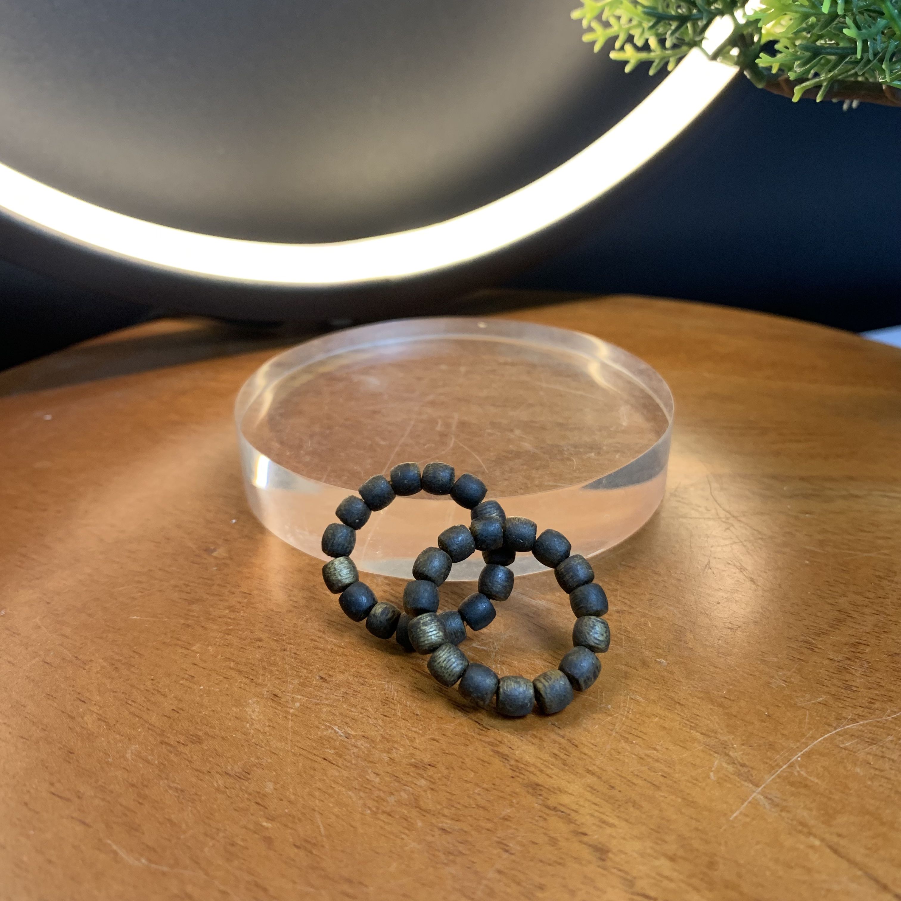 Nhẫn trầm hương Kỳ Hải Nam lu thống 4li dầu đen cận chìm 016-02