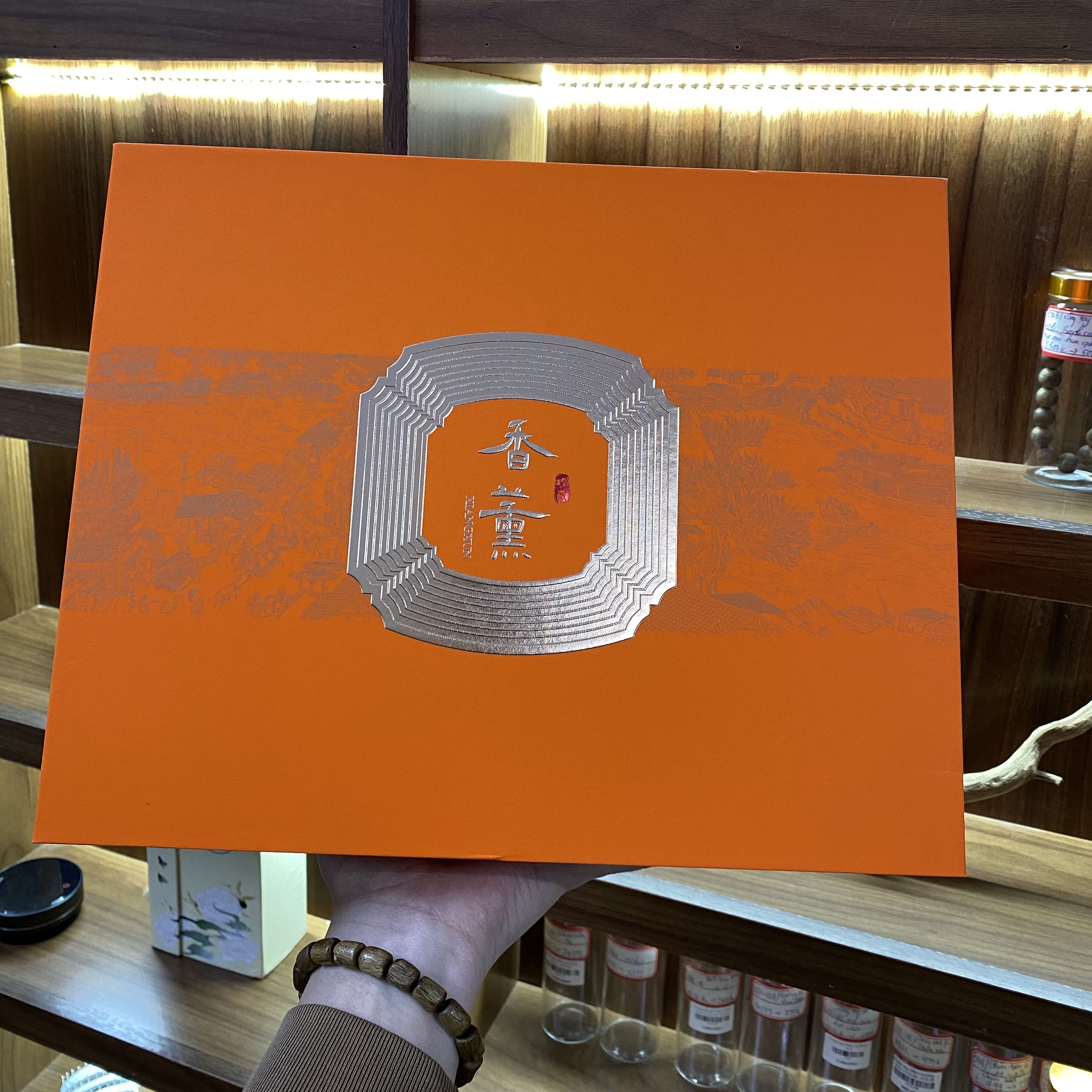 [WEB] Bộ Quà Tặng Xông Trầm, Quà Tết - Tặng Đối Tác Bạn Bè Người Thân 40g Trầm