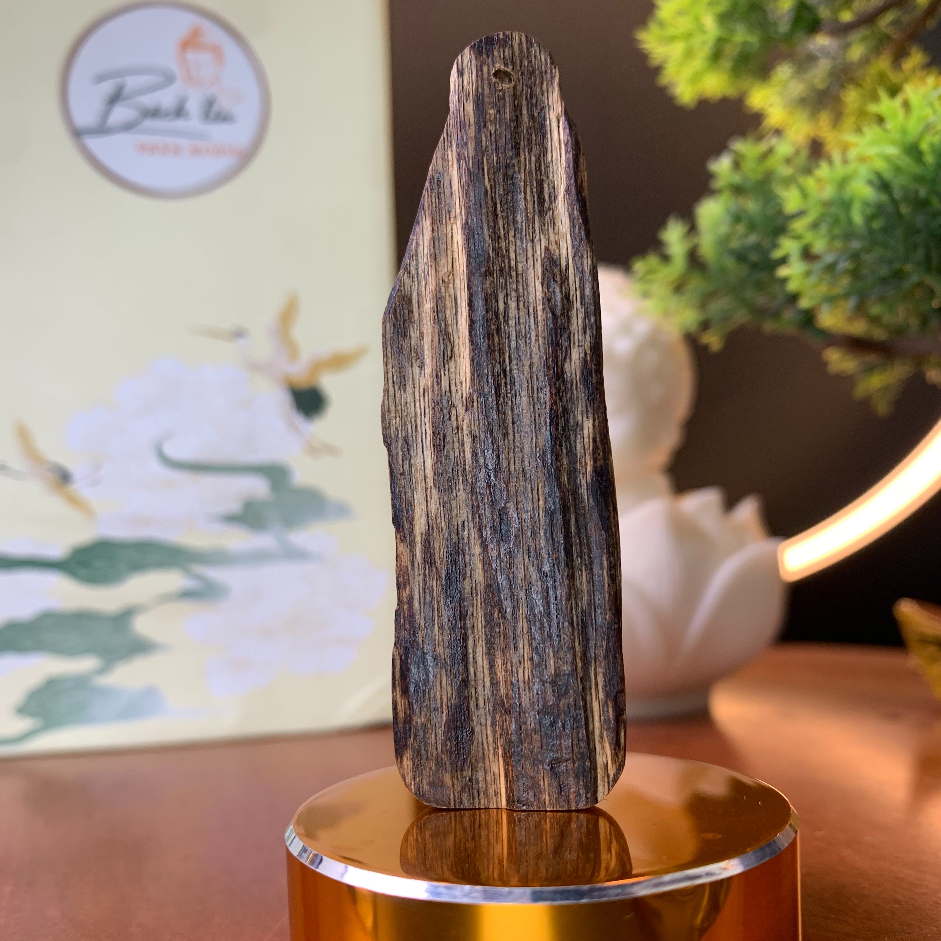 [LIMITED] Mặt trầm hương cận chìm Tarakan Indonesia thơm sống ngọt siêu mạnh bốc #0003