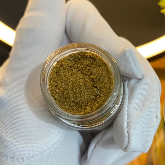 Bột trầm hương xông đốt dưỡng vòng Kì Hải Nam mùi thơm xâu mạnh thanh ngọt LỌ 10gram 128