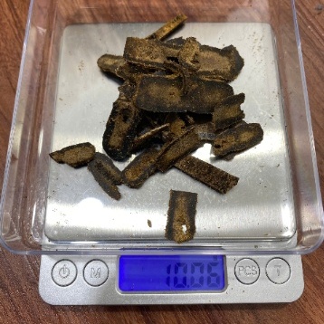 Vụn xông đốt trầm Kì Hải Nam cao cấp lọ 10 gram 120