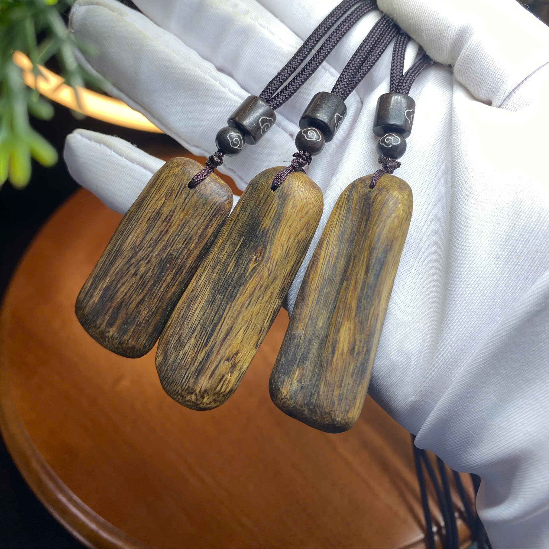 [LIVE] Vòng cổ trầm hương Kì Hải Nam mặt 5g mùi thơm thanh thanh dịu 125