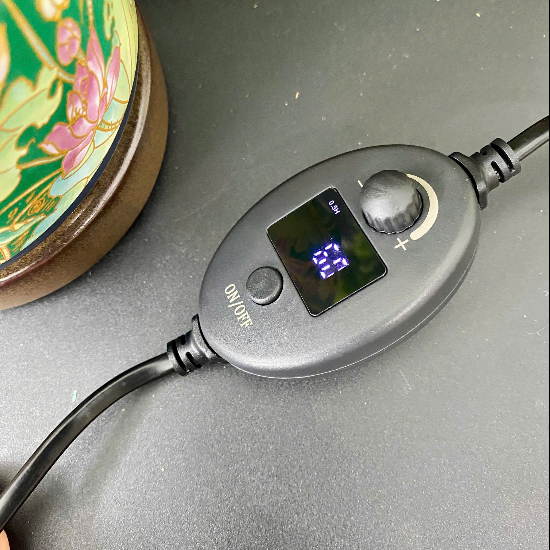 Lư điện xông trầm hương, màn hình hiển thị nhiệt độ, thư gian thoải mái tinh thần 302