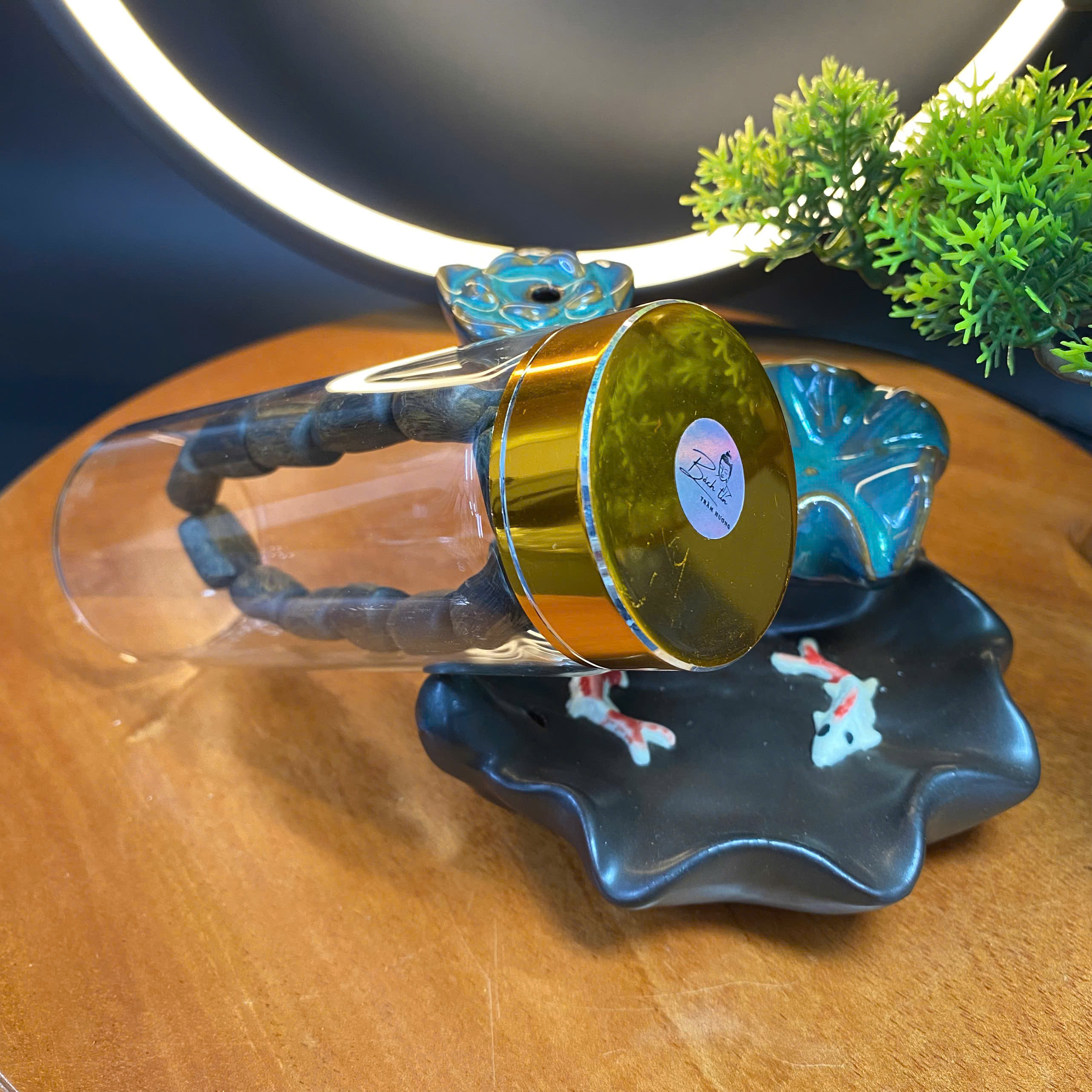 [LIVE] Vòng tay trầm hương Kì Hải Nam chìm nước Tâm Kì dầu đốt trúc 10-12li dầu đen 046