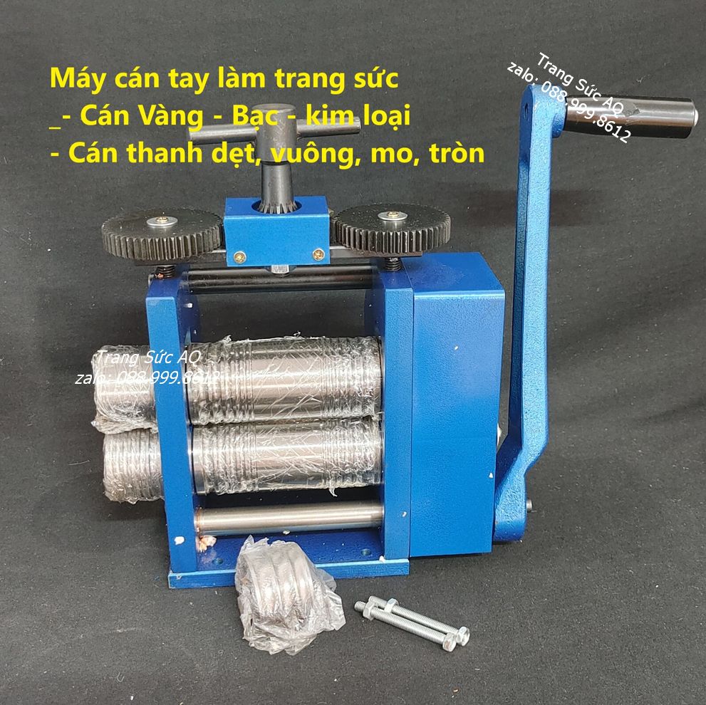 Máy cán làm trang sức – Công cụ quan trọng trong gia công vàng bạc