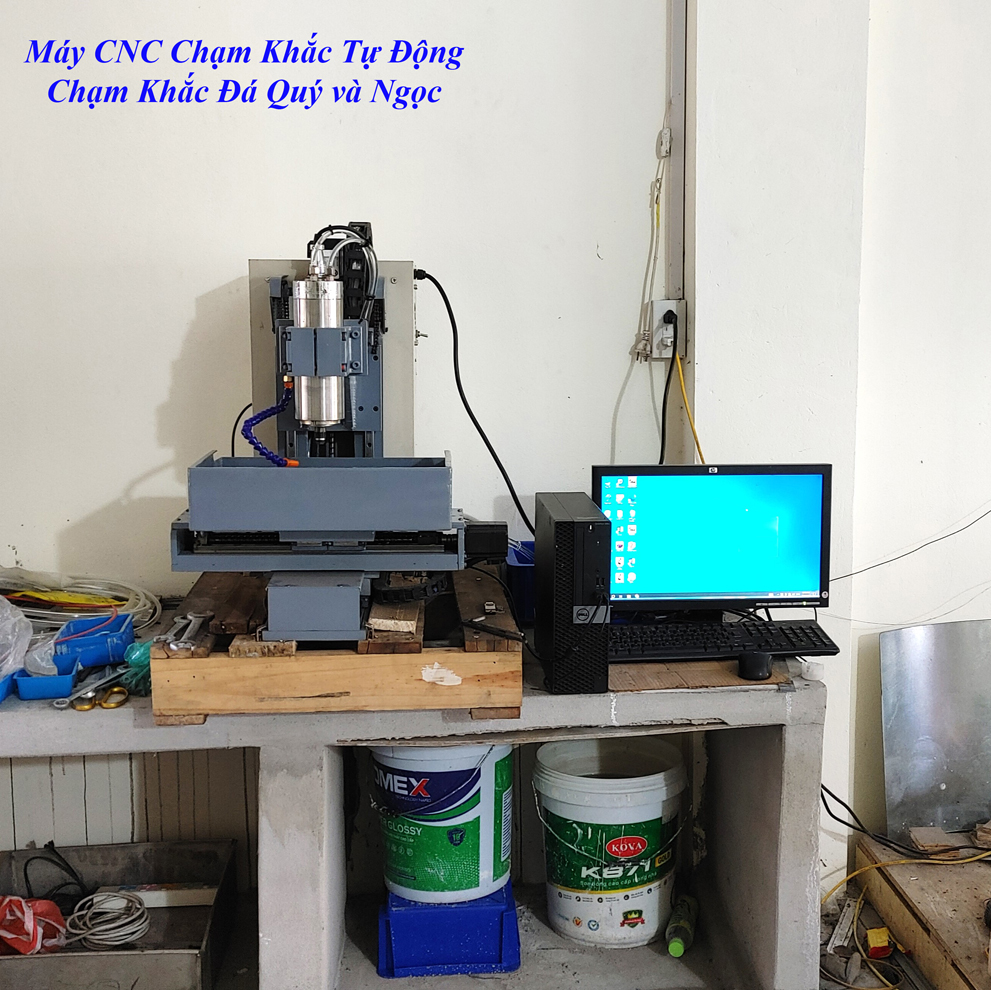 Máy CNC chạm khắc đá tự động – Bước tiến mới trong ngành đá quý Việt Nam