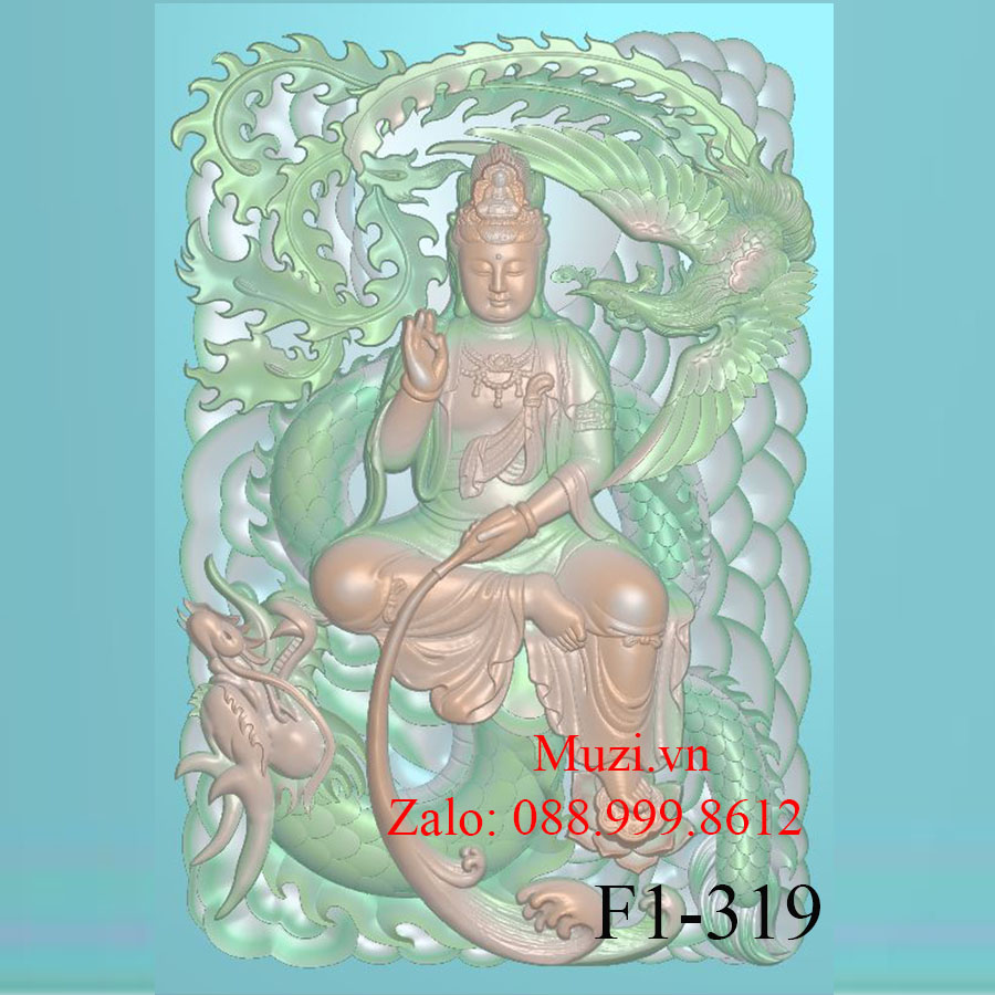 MẪU CNC PHẬT QUAN ÂM (F1-319)