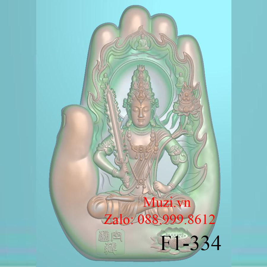 MẪU CNC PHẬT HƯ KHÔNG TẠNG BỒ TÁT (F1-334)