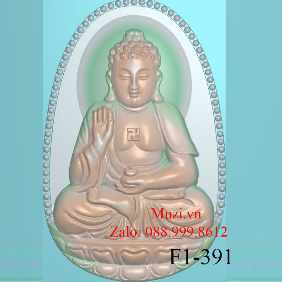 MẪU CNC PHẬT A DI ĐÀ (F1-391)