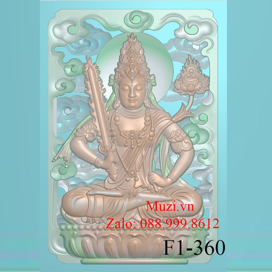 MẪU CNC PHẬT HƯ KHÔNG TẠNG BỒ TÁT (F1-360)
