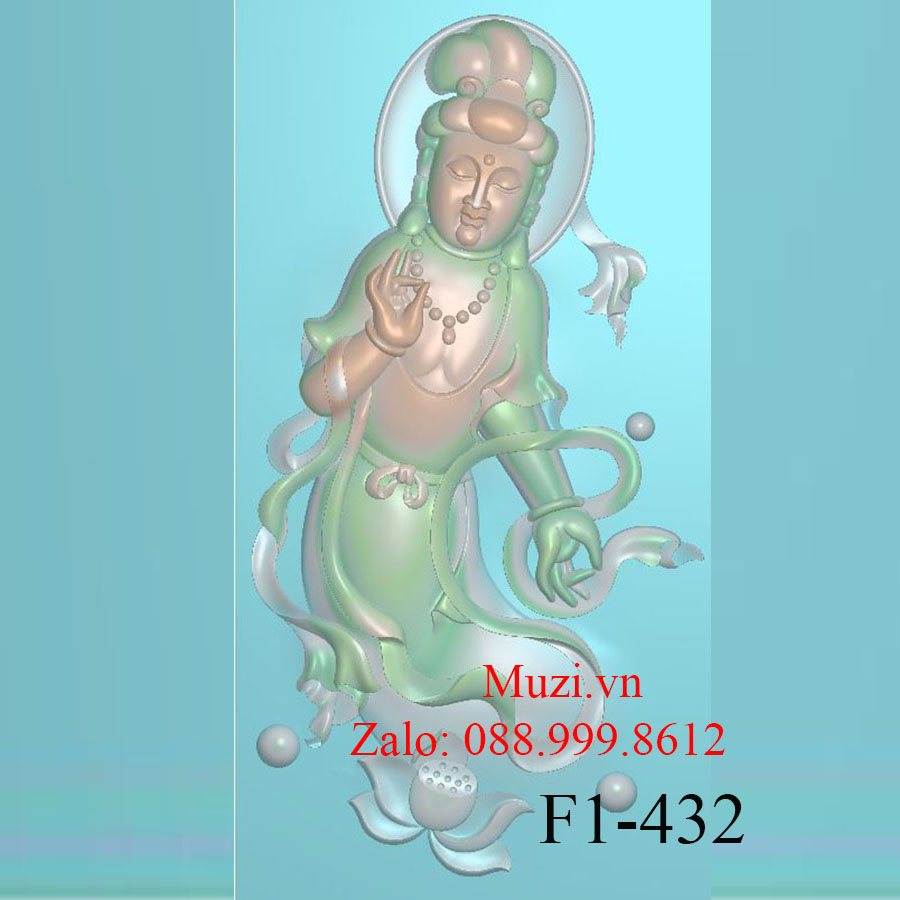 MẪU CNC PHẬT QUAN ÂM (F1-432)