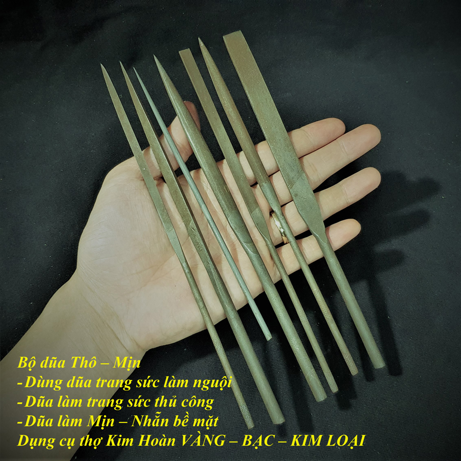 Dũa Tay Làm Trang Sức - Dụng Cụ Kim Hoàn