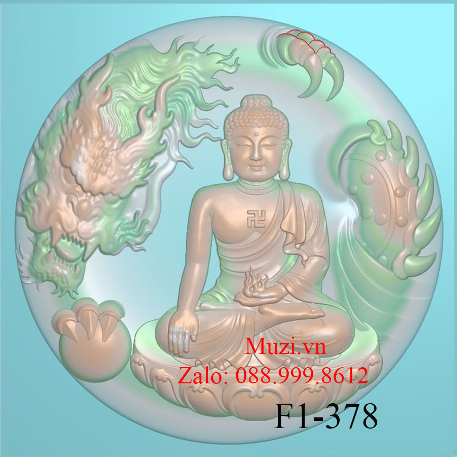 MẪU CNC PHẬT A DI ĐÀ (F1-378)
