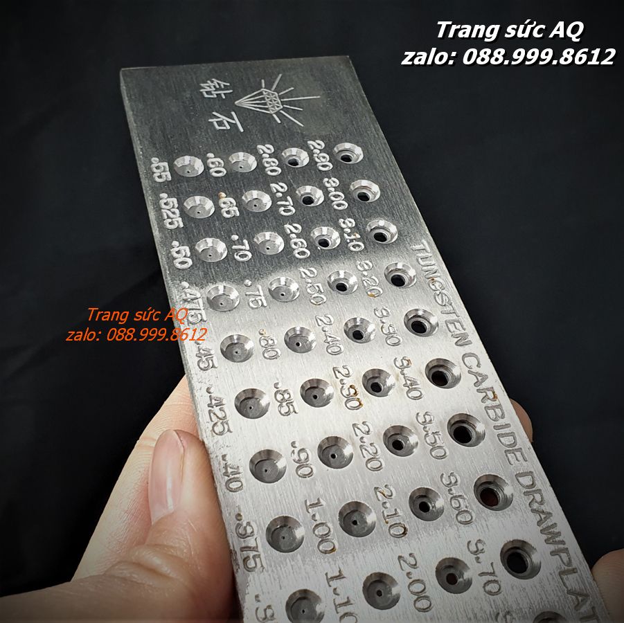 Bàn kéo sợi tròn 4 hàng 52 lỗ - Dụng cụ kim hoàn