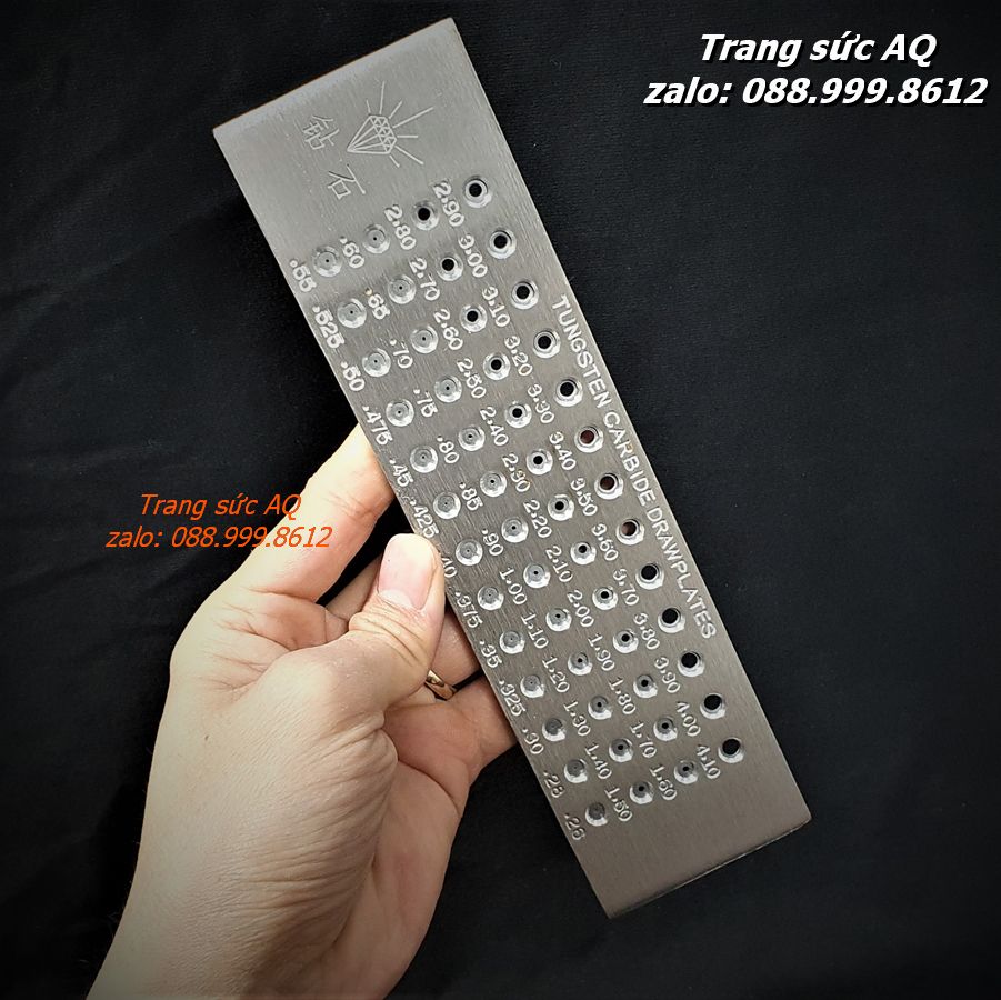 Bàn kéo sợi tròn 4 hàng 52 lỗ - Dụng cụ kim hoàn
