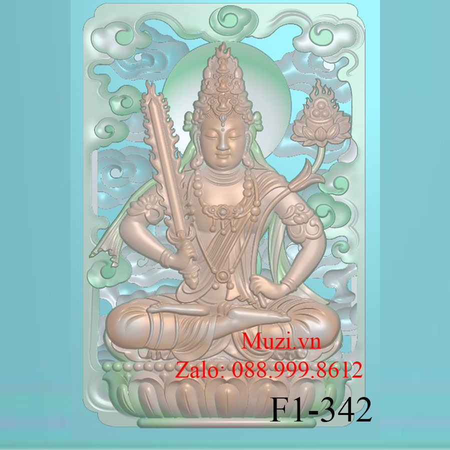 MẪU CNC PHẬT HƯ KHÔNG TẠNG BỒ TÁT (F1-342)