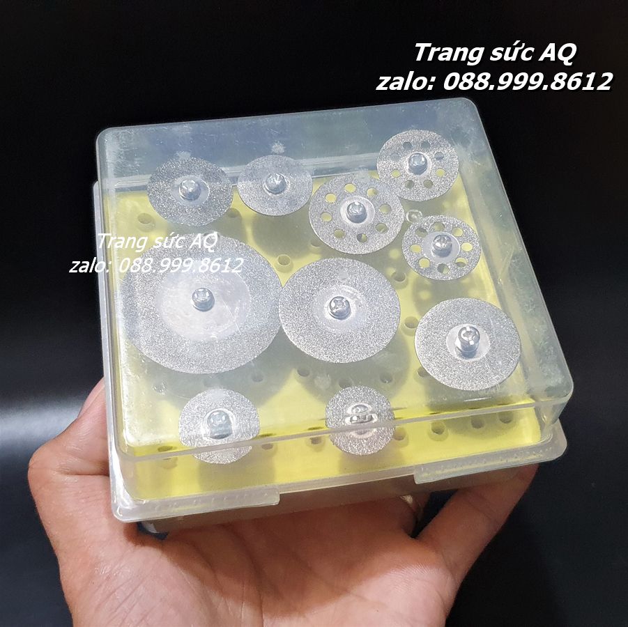 BỘ 10 MŨI CẮT ĐÁ ĐẦU NHỎ CHO MÁY MÀI CẦM TAY