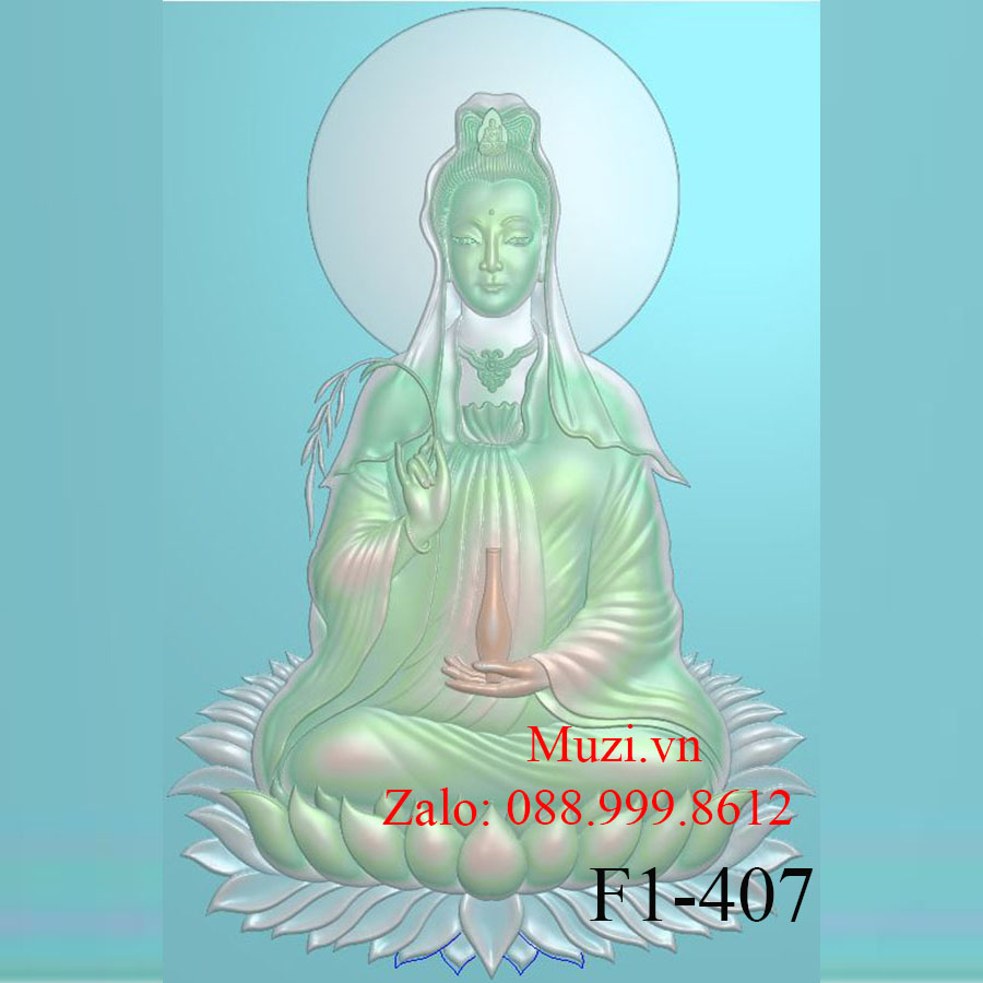 MẪU CNC PHẬT QUAN ÂM (F1-407)
