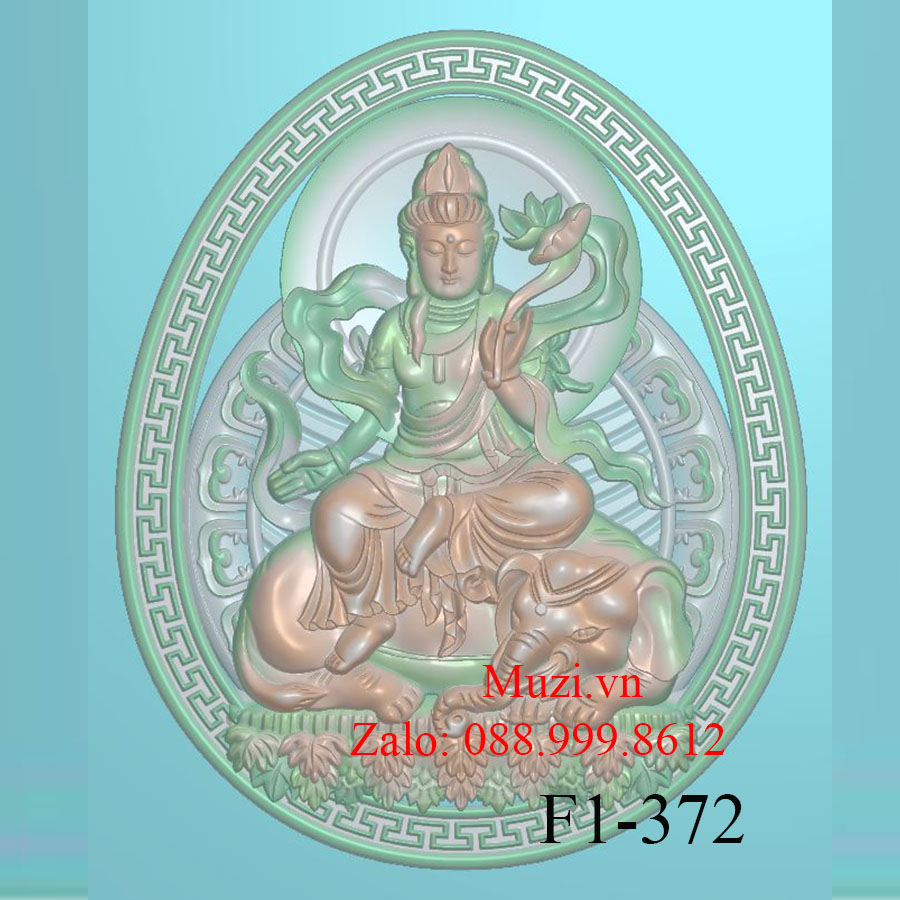 MẪU CNC PHẬT PHỔ HIỀN BỒ TÁT (F1-372)