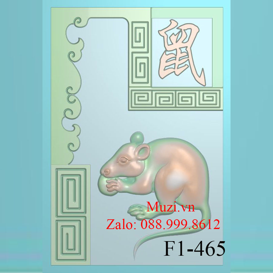 MẪU CNC TUỔI TÝ (F1-465)