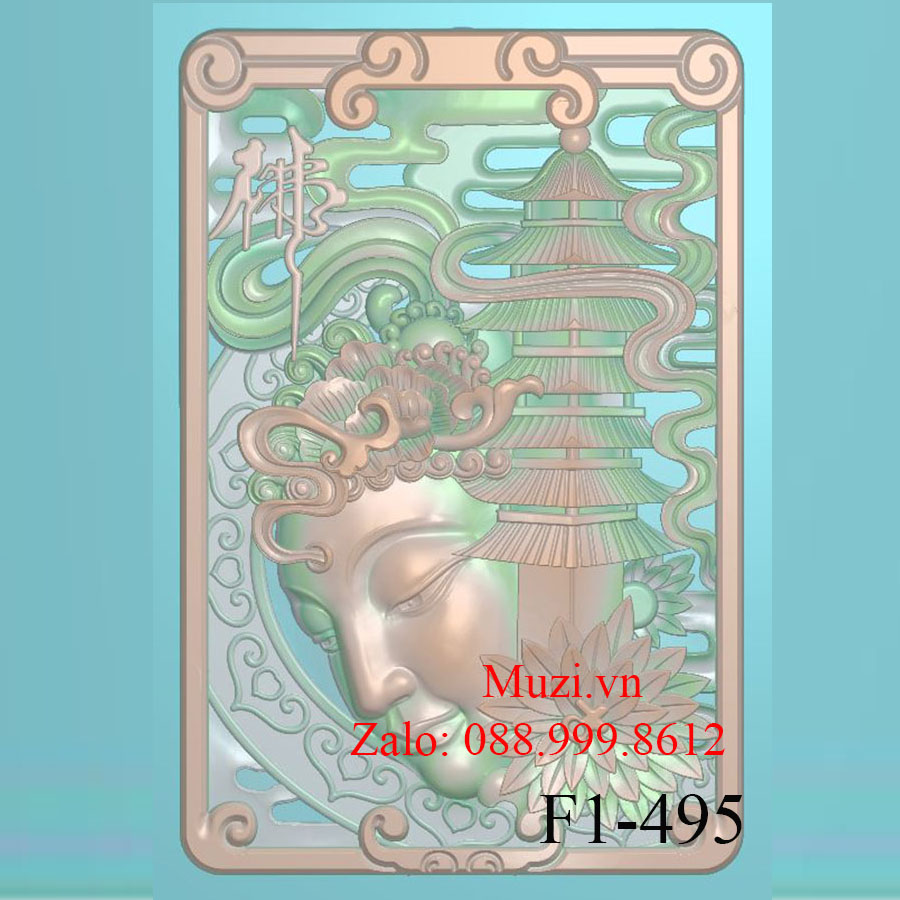 MẪU CNC PHẬT QUAN ÂM (F1-495)