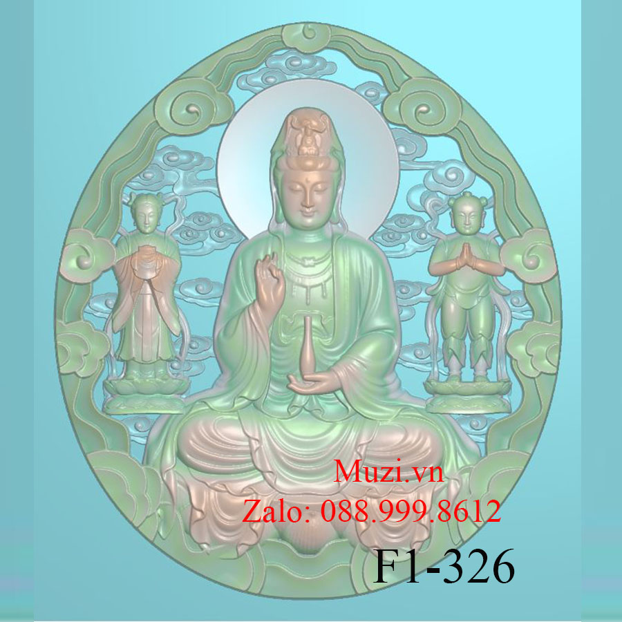 MẪU CNC PHẬT QUAN ÂM (F1-326)