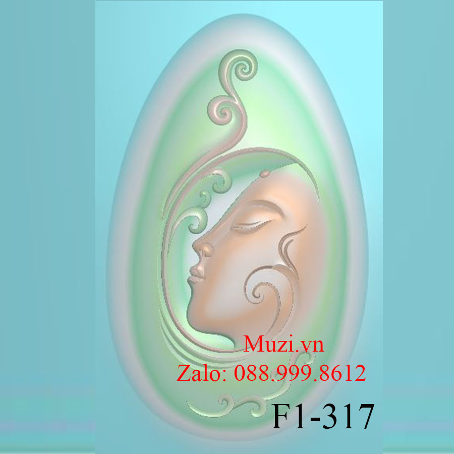 MẪU CNC MẶT DÂY CHUYỀN QUAN ÂM (F1-317)