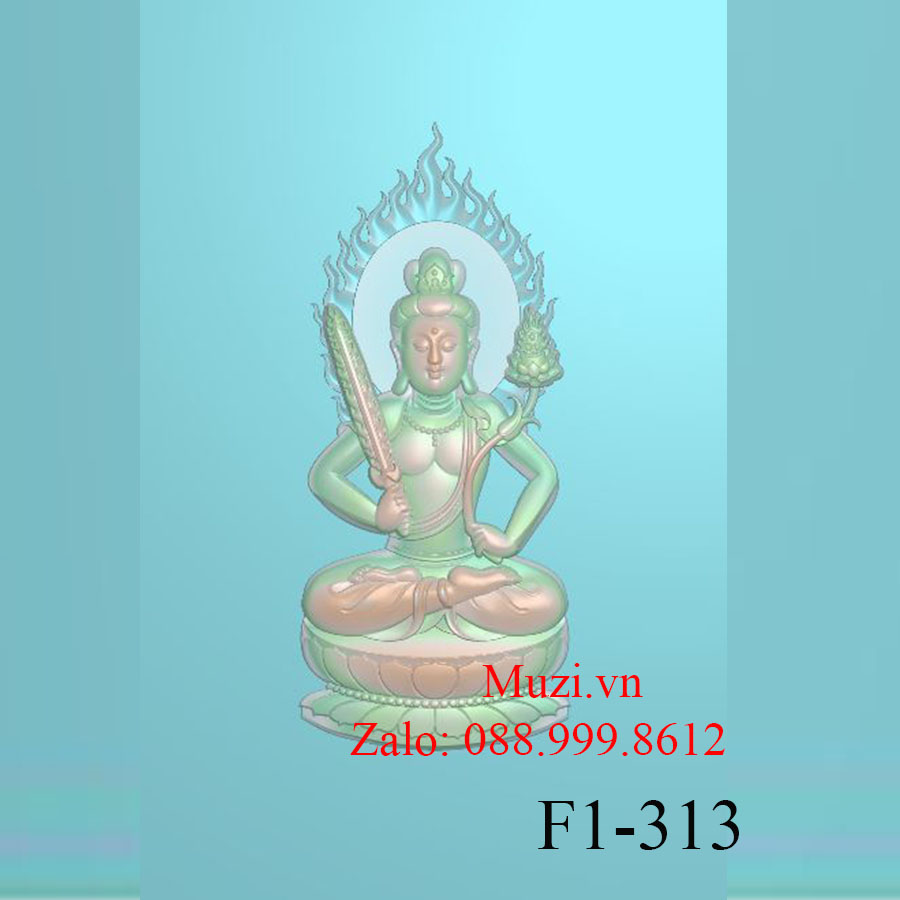 MẪU CNC PHẬT HƯ KHÔNG TẠNG BỒ TÁT (F1-313)