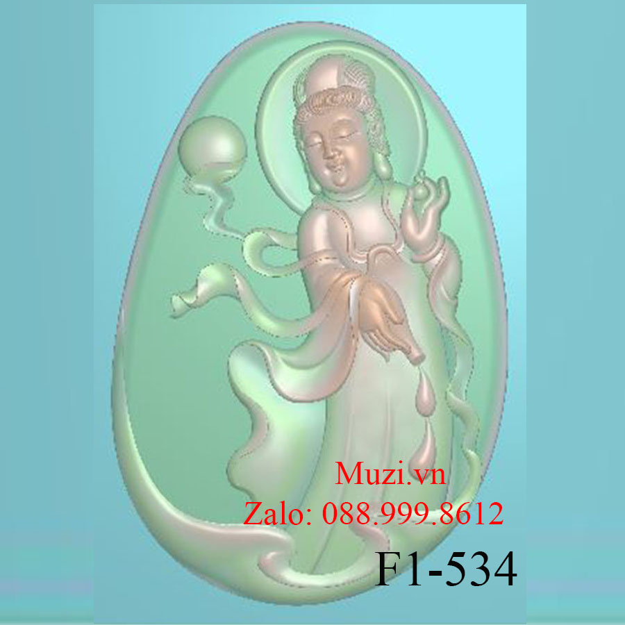 MẪU CNC PHẬT QUAN ÂM (F1-534)