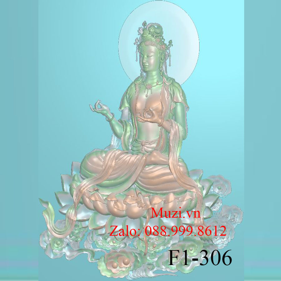 MẪU CNC PHẬT QUAN ÂM (F1-306)