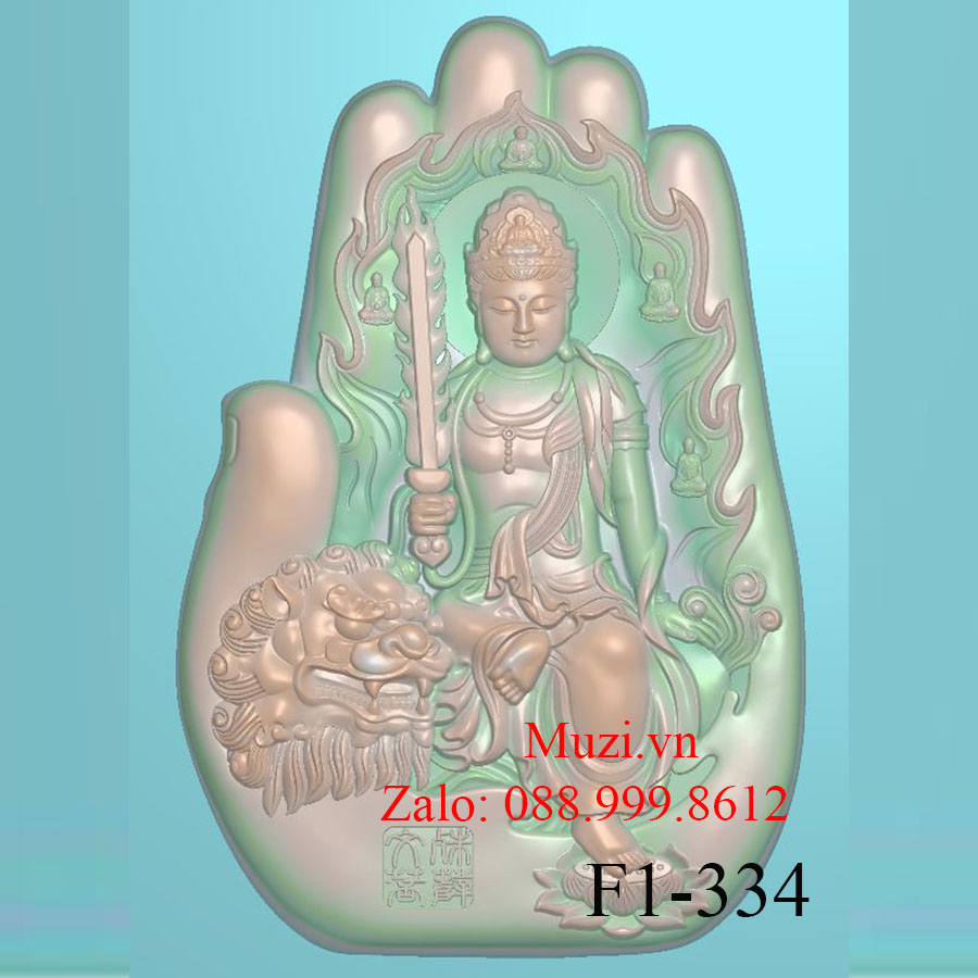 MẪU CNC VĂN THÙ SƯ LỢI (F1-334)