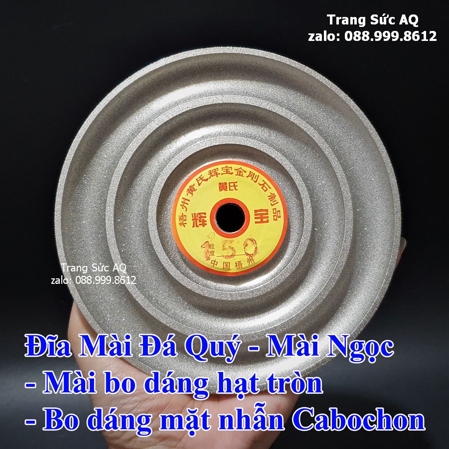 ĐĨA MÀI LÕM - ĐĨA MÀI BO DÁNG HẠT TRÒN VÀ MẶT NHẪN CABOCHON